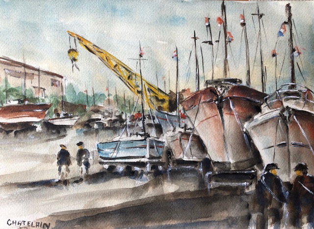 Chantier cap Cabourg.